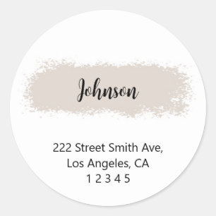 Fancy Return Address Labels
