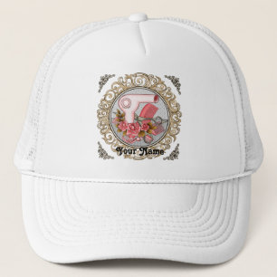 Fancy Roses Beautician hat