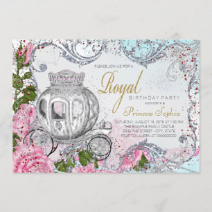 Fancy Royal Birthday Party Princess Invitation