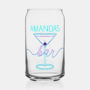 Fancy Script Fun Colours Fun Bar Can Glass