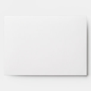Fancy script print custom return address wedding envelope