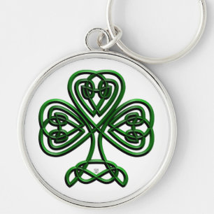 Fancy Shamrock Key Ring