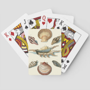 Fancy Shell Beach Playing Cards