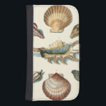 Fancy Shell Beach Samsung S4 Wallet Case<br><div class="desc">George Wolfgang Knorr is known for the delicate detail and precision of his illustrations of shells and starfish. His drawings were influenced by his own interest in science,  a popular subject matter of his era.</div>