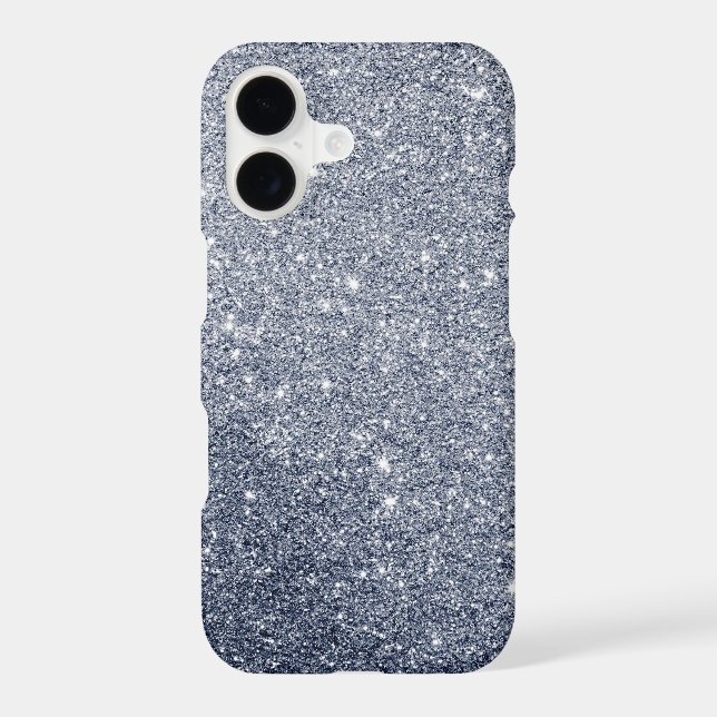 Fancy Silver Grey Sparkly Glitter Effect (Back)