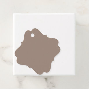 Fancy Square Favor Tags   Custom Party Tags