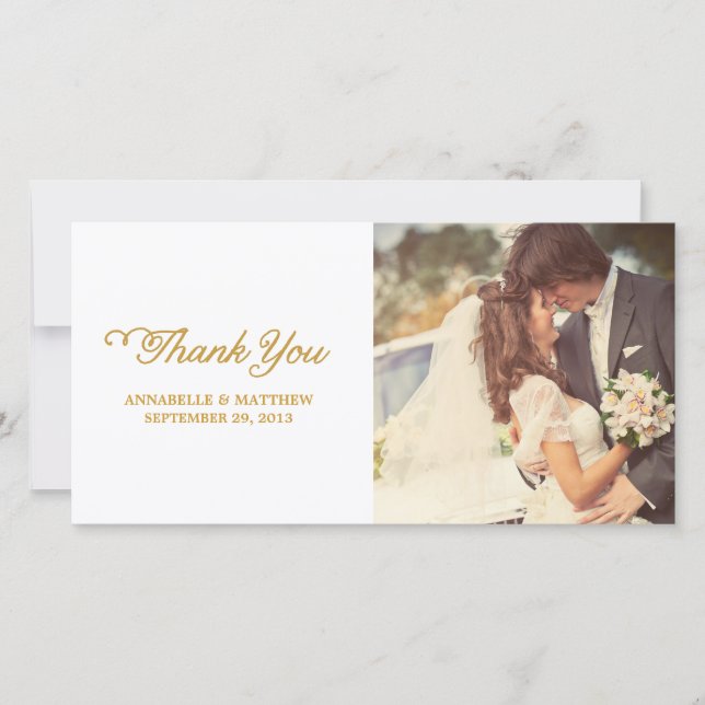 Fancy Thank You Photo Cards (Front)