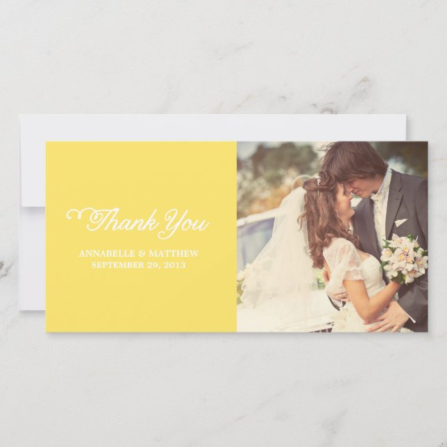 Fancy Thank You Photo Cards (Front)