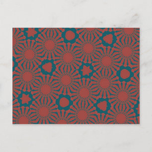 fancy tile postcard
