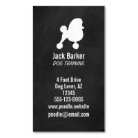 Fancy Toy Poodle Dog Silhouette Vertical