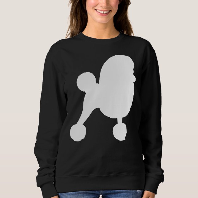 Fancy Toy Poodle Silhouettes Sweatshirt (Front)