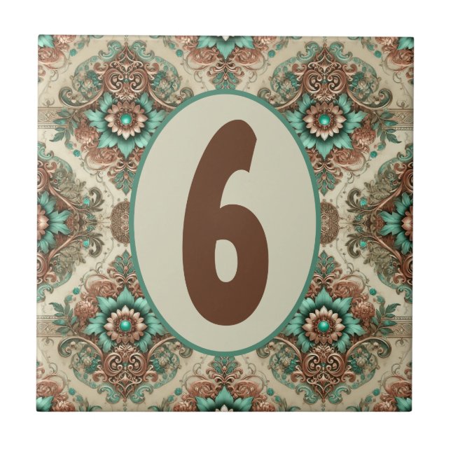Fancy Traditional Customisable Tile (Front)
