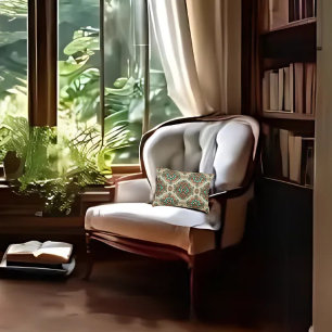 Fancy Traditional Lumbar Decorative Cushion