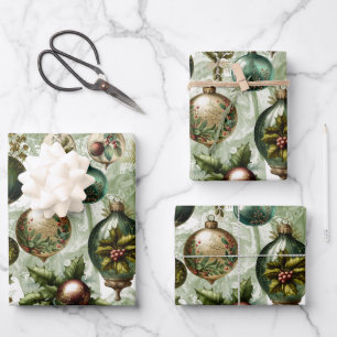 Fancy Victorian Ornaments II   Wrapping Paper Sheet
