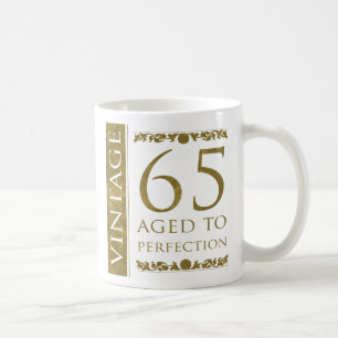 Fancy Vintage 65th Birthday Coffee Mug