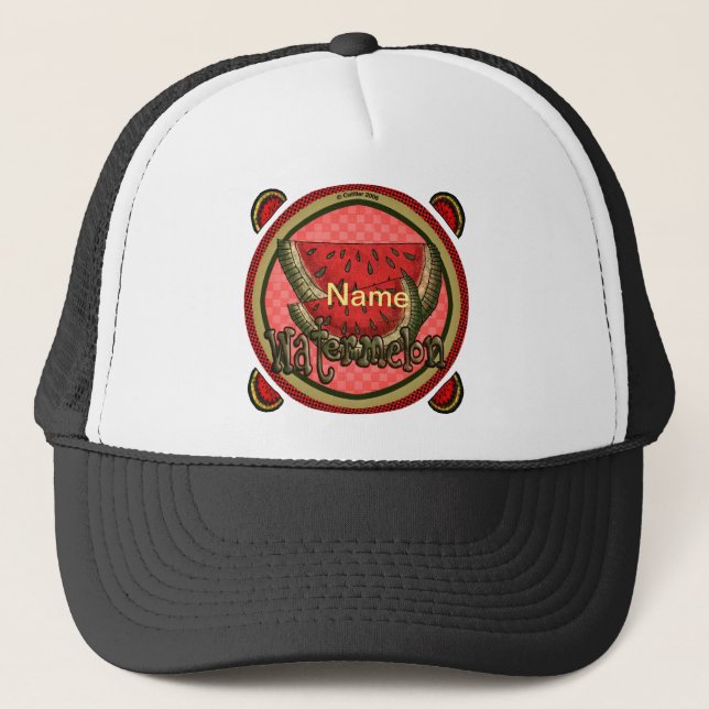 Fancy Watermelon Trucker Hat (Front)
