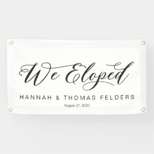 Fancy We Eloped Car Banner