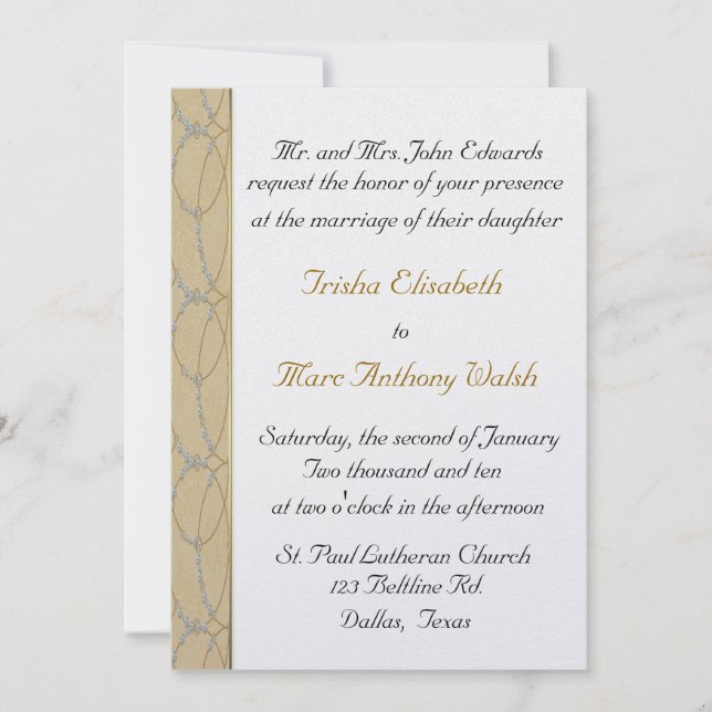 Fancy Wedding Invitation (Front)