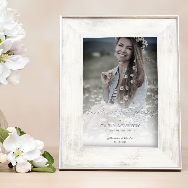 Fancy Wedding Loving Memory Reserved Seat  Foil Prints (Creator Uploaded)