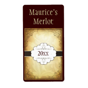 Fancy Wine Label