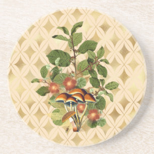 Fancy Woodland Botanicals  Coaster
