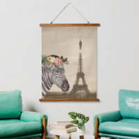 Fancy Zebra & Eiffel Tower 