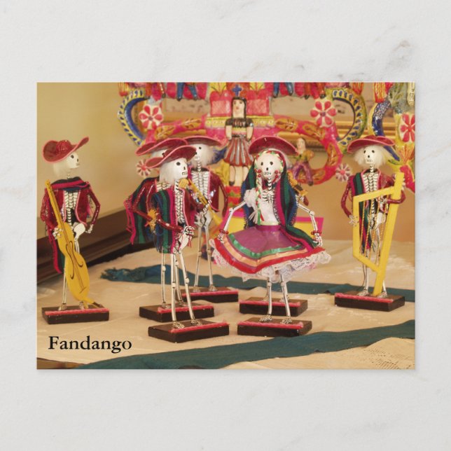 Fandango Day of the Dead Lovers Post Card (Front)