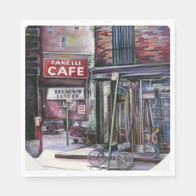 Fanelli Charm, New York City Napkin (Front)