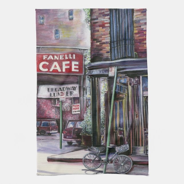 Fanelli Charm, New York City Tea Towel (Vertical)