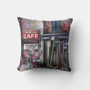 Fanelli's Charm, New York City, Soho, New York Cushion
