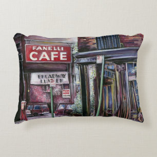 Fanelli's Charm, New York City, Soho, New York Decorative Cushion