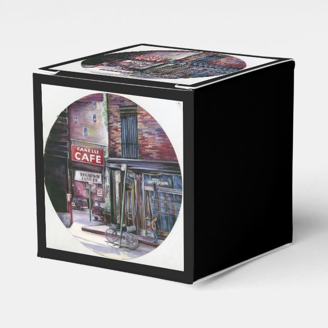 Fanelli's Charm, New York City, Soho, New York Favour Box (Front Side)