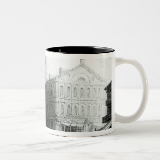 Faneuiel Hall, Boston Two-Tone Coffee Mug (Right)