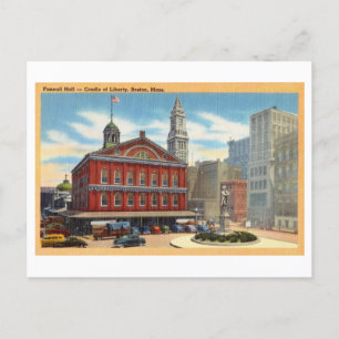 Faneuil Hall, Boston, Mass., Vintage Travel Postcard