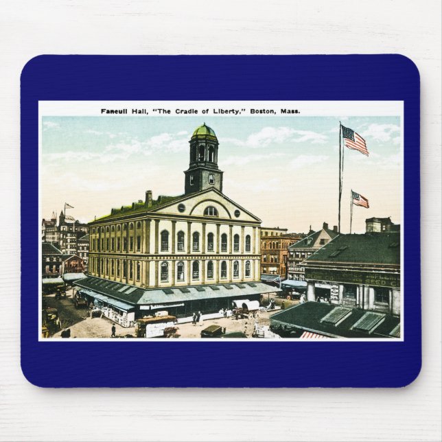 Faneuil Hall, Boston, Massachusetts Mouse Mat (Front)