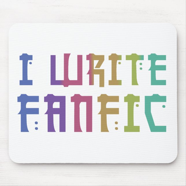 Fanfic Pride Mouse Mat (Front)