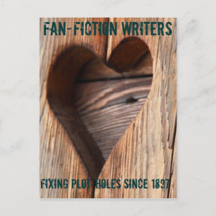Fanfiction Writers: Fixing Plot-holes Since 1897 Postcard