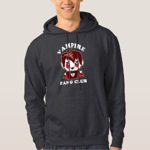 Fang Club   Funny Pun And Cute Vampire Hoodie