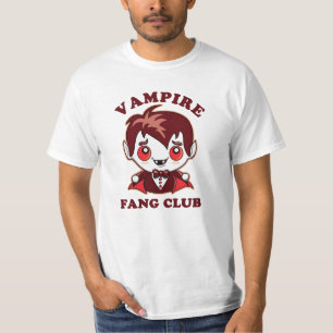 Fang Club Funny Pun And Cute Vampire T-Shirt
