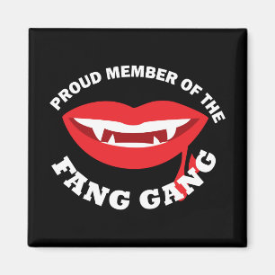 Fang Gang Square Magnet (Dark)