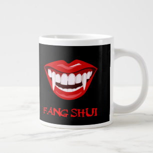 Fang Shui funny Halloween Dracula lips Coffee Mug