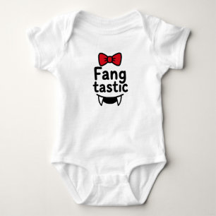 Fang Tastic Cute Vampire Halloween Baby Bodysuit