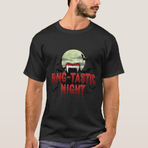 Fang-tastic Night T-Shirt – Vampire Halloween Tee