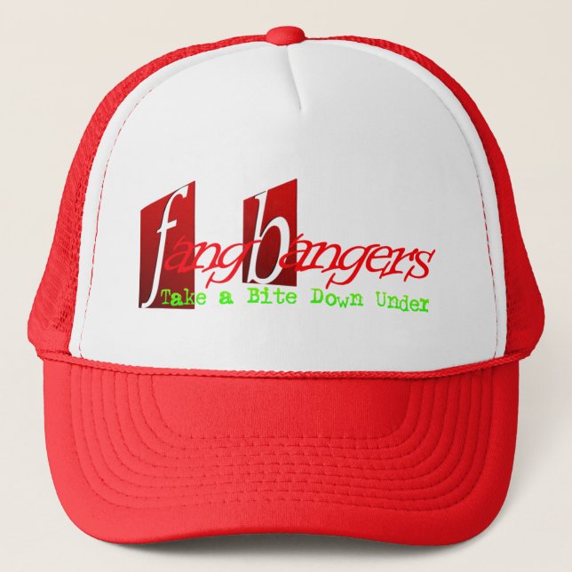 Fangbangers Take a Bite Down Under Cap (Front)
