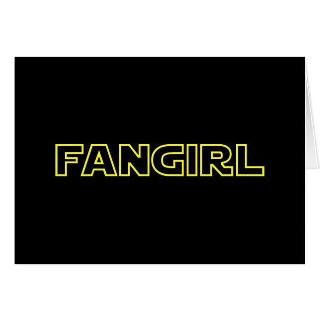 FANGIRL CARD (Front Horizontal)
