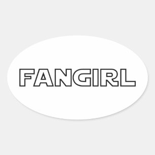 FANGIRL OVAL STICKER