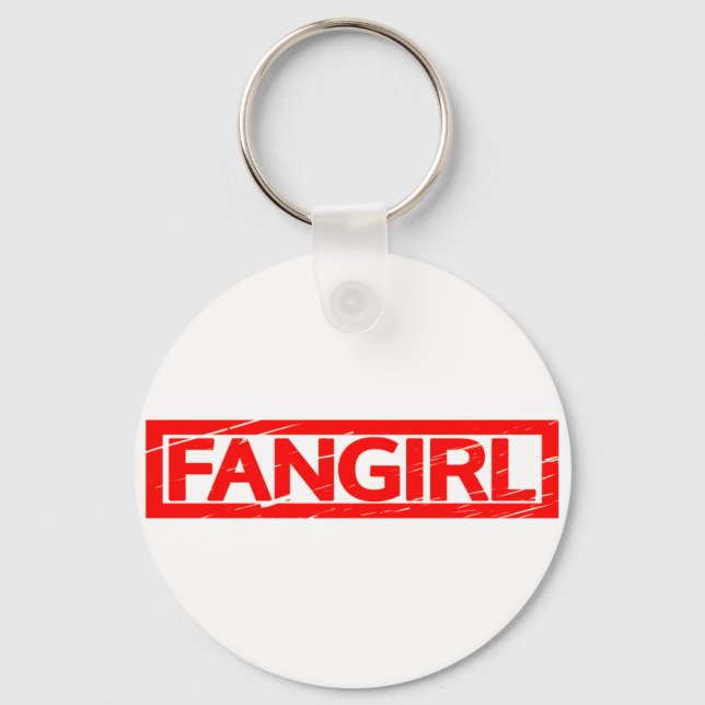 Fangirl Stamp Key Ring (Front)