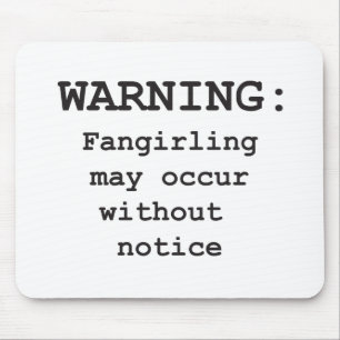 Fangirling Mouse Mat