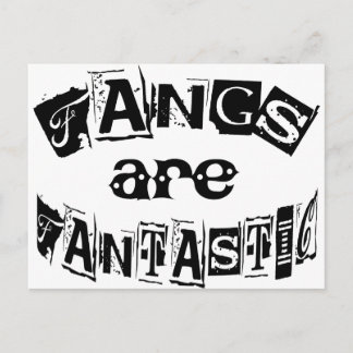 Fangs Are Fantastic Postcard