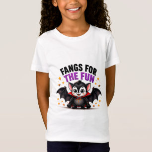 Fangs For The Fun Cute Baby Vampire Halloween T-Shirt